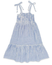 feather 4 arrow Gilrs Harper Dress in marina blue - kids' dress