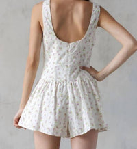 Storia - Floral Button-Down Romper