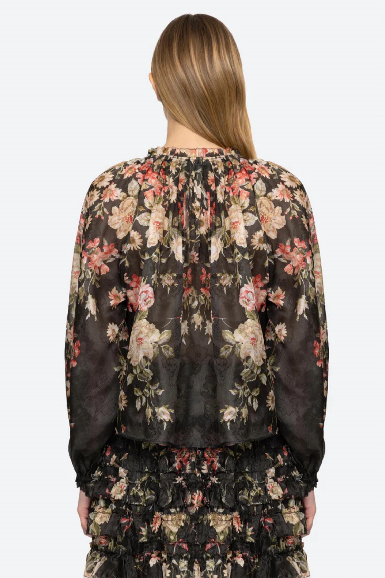 Sea - Jolie Floreal Long Sleeve Top
