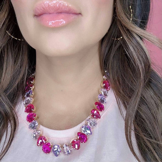 Treasure Jewels - Fuchsia Radiance Necklace
