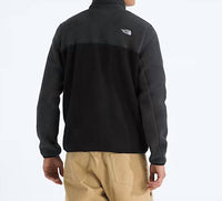 THE NORTH FACE Yumiori Quarter Zip Jacket in black asphalt grey monument grey - women's top - detail view