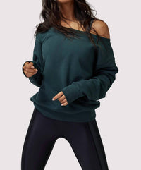 Spiritual Gangster - Vida Off Shoulder Sweatshirt