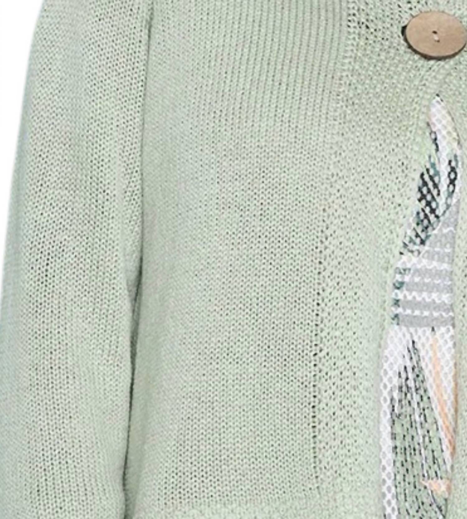 Picadilly - Classic One Button Cardigan