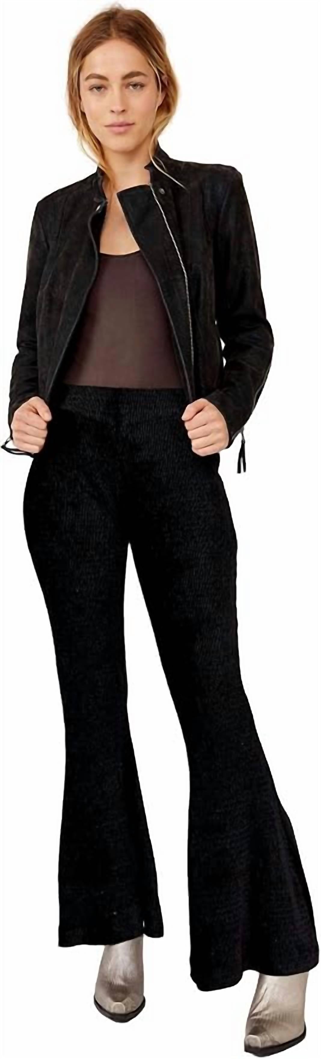 Free People - So Charming Velvet Flare Pants