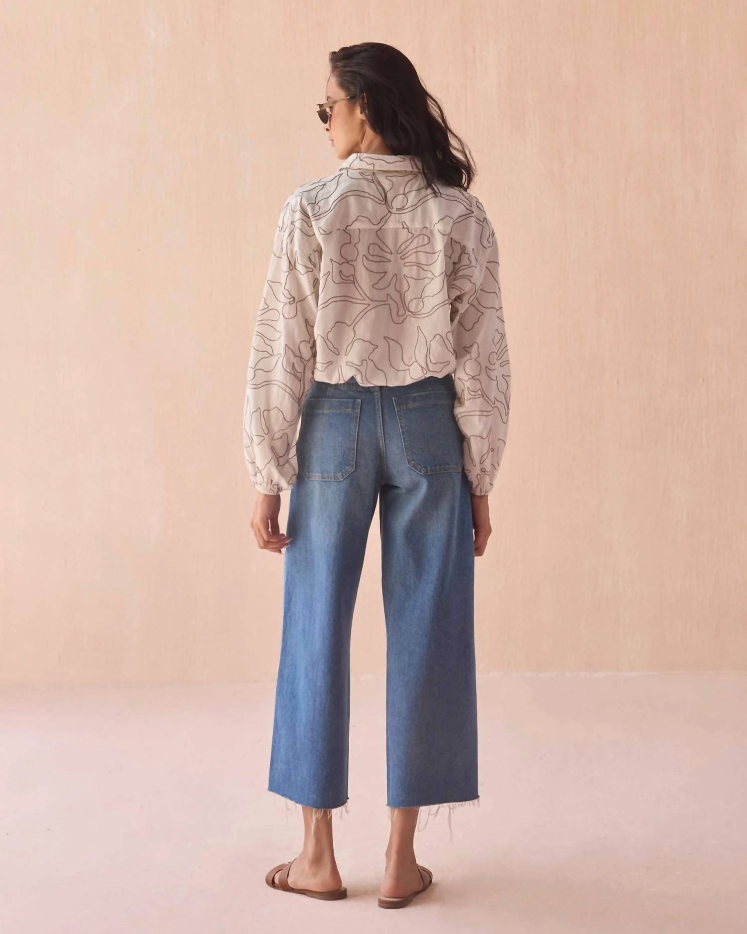 Omika - Nero Button Down Blouse