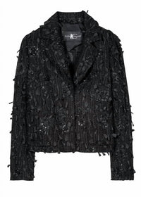 Luisa Cerano - Women's Glam Drop Tweed Blazer