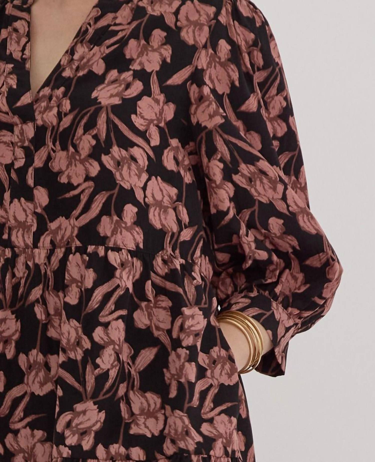 Entro - Wild Rosette Floral Dress
