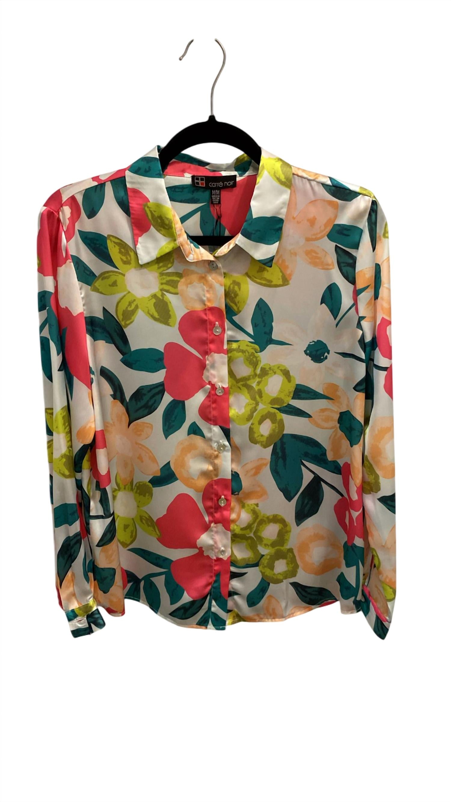 Carre Noir - Women's Button Front Top