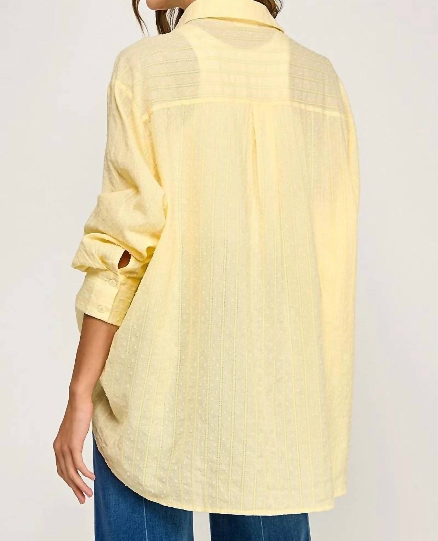 Miss Love - Margot Button Down Shirt