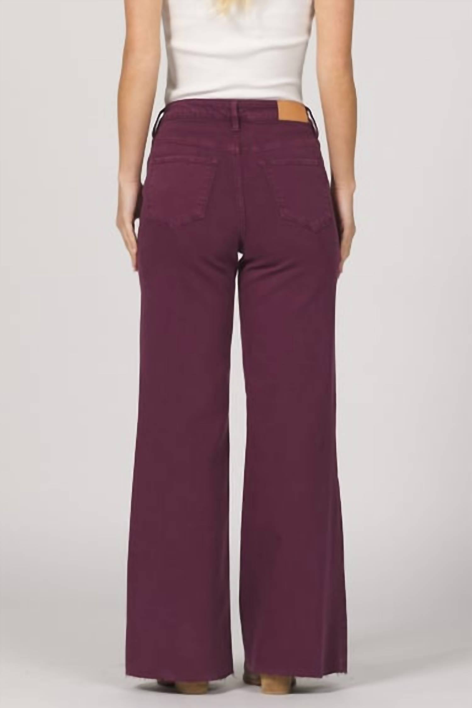 DEAR JOHN DENIM Fiona Wide Leg Jeans in fig 2 - women's jeans - alternate view