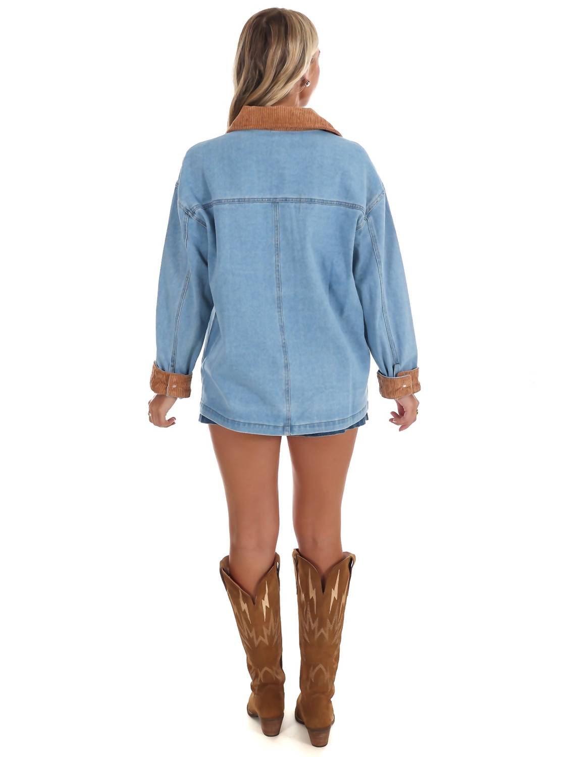 She + Sky - Timber Trail Denim Barn Jacket