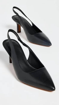 Vince Women's Patrice Slingback Pumps in black 1 - women's heels - detail view