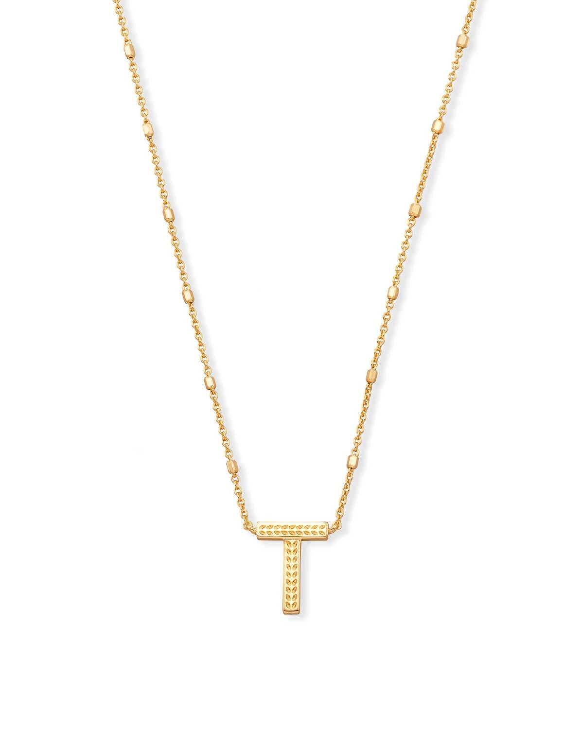 Kendra Scott - Women's Letter T Pendant Necklace