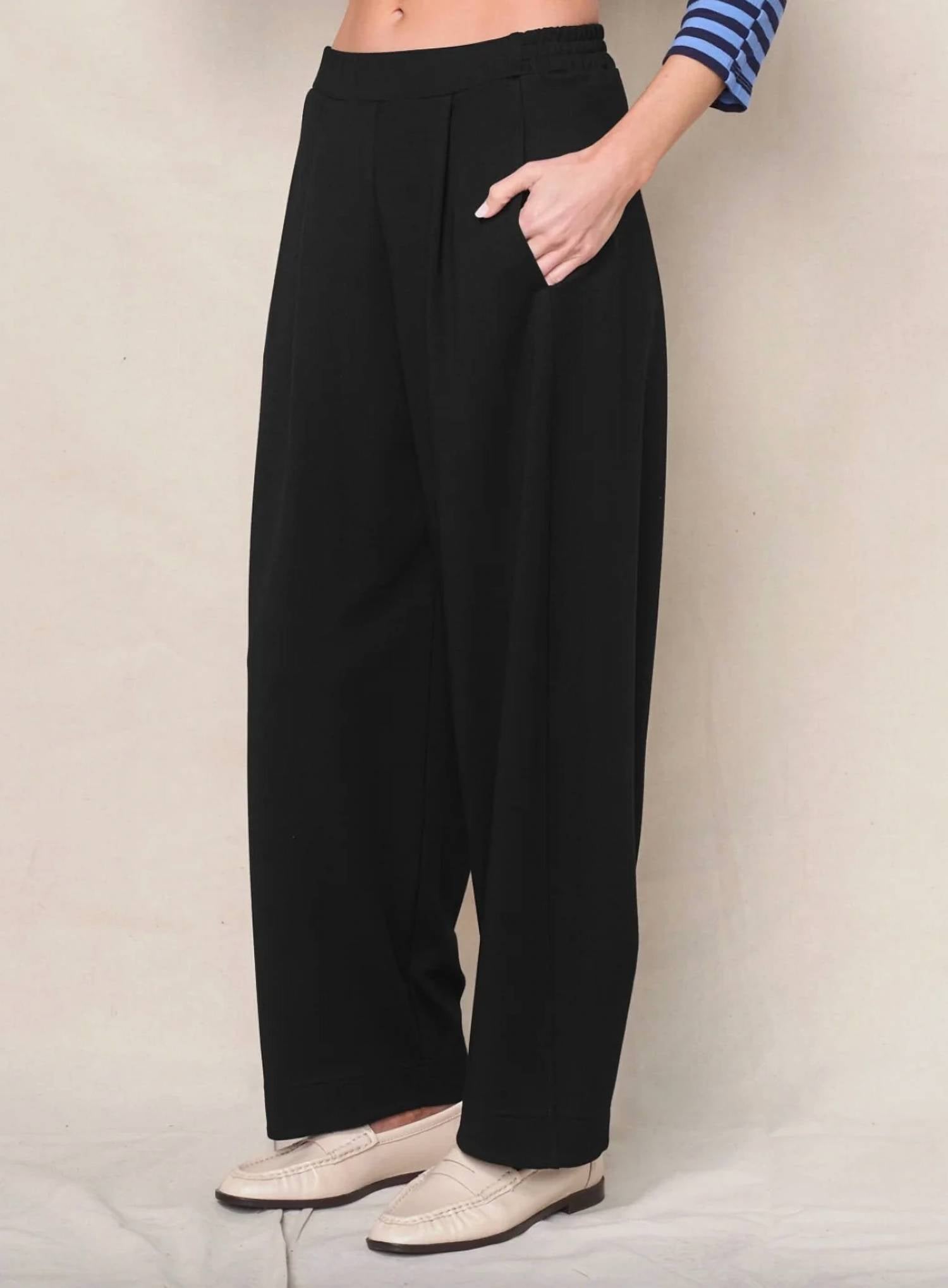 Stateside - Luxe Ponte Barrel Trouser