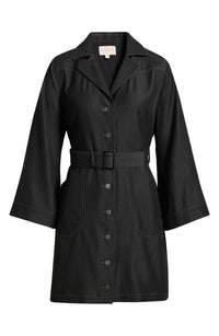 Ciebon - Franny Denim Button Down Mini Dress