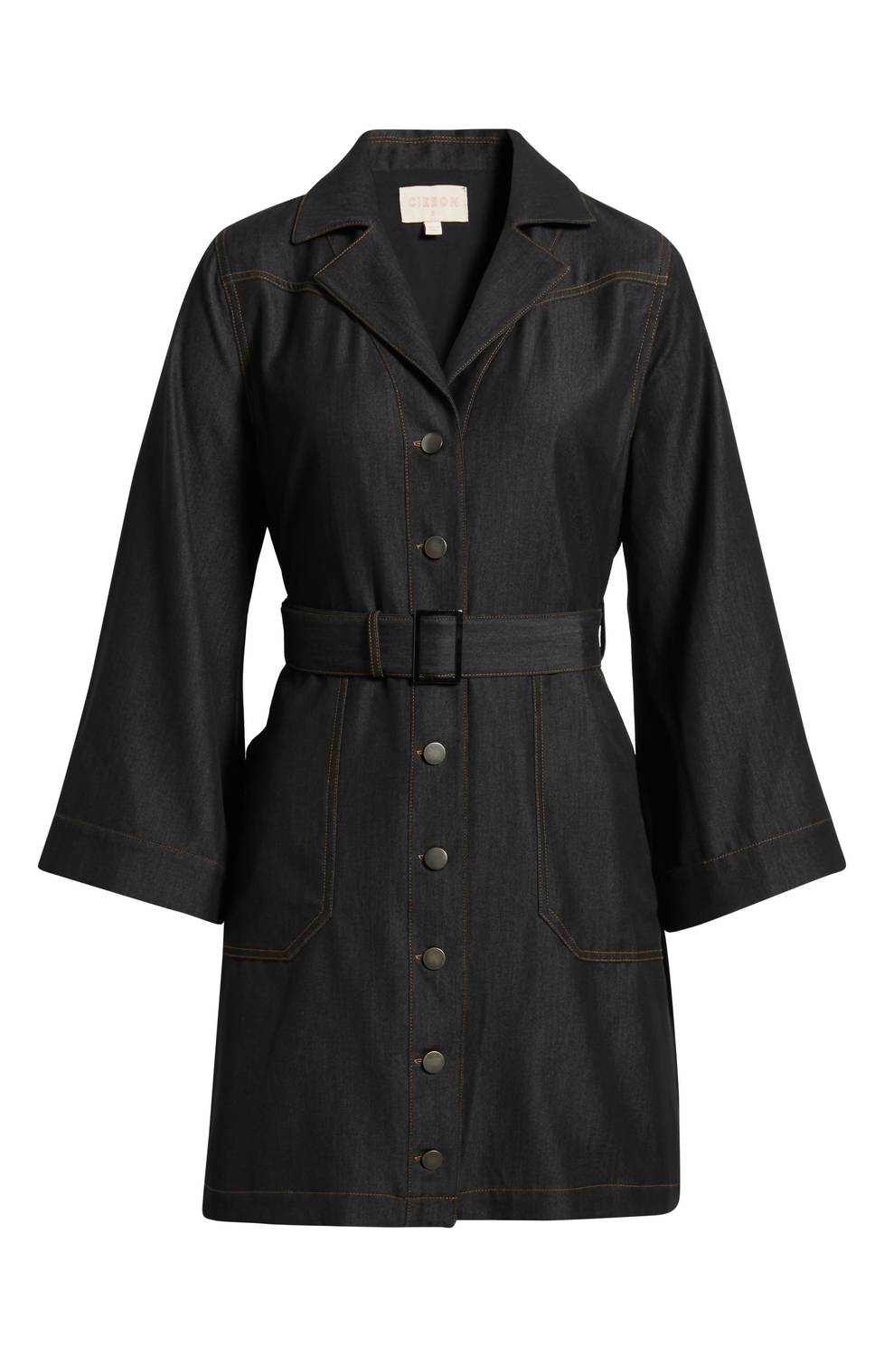Ciebon - Franny Denim Button Down Mini Dress