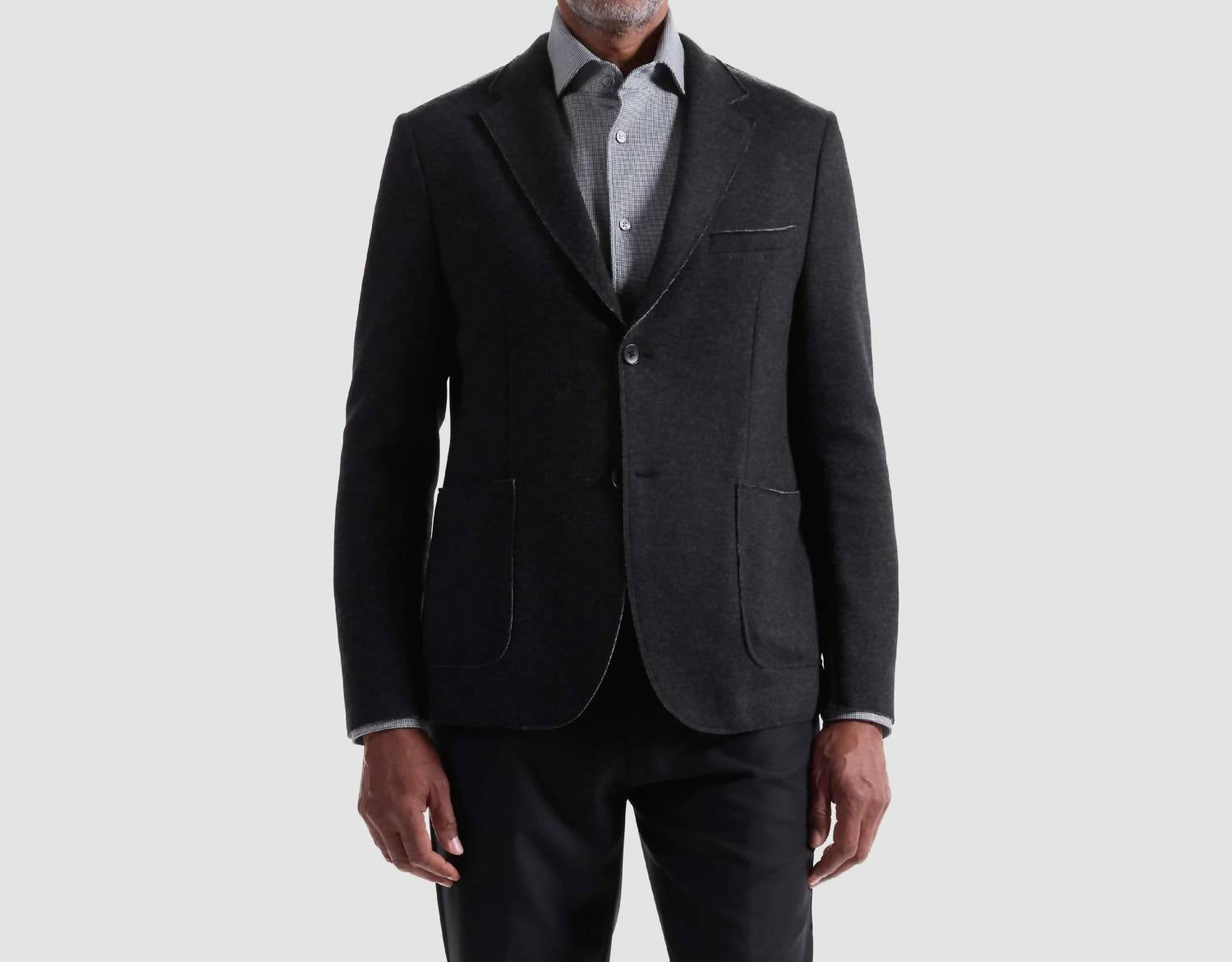 Bugatchi Uomo - Laser Cut Heather Two-button Blazer