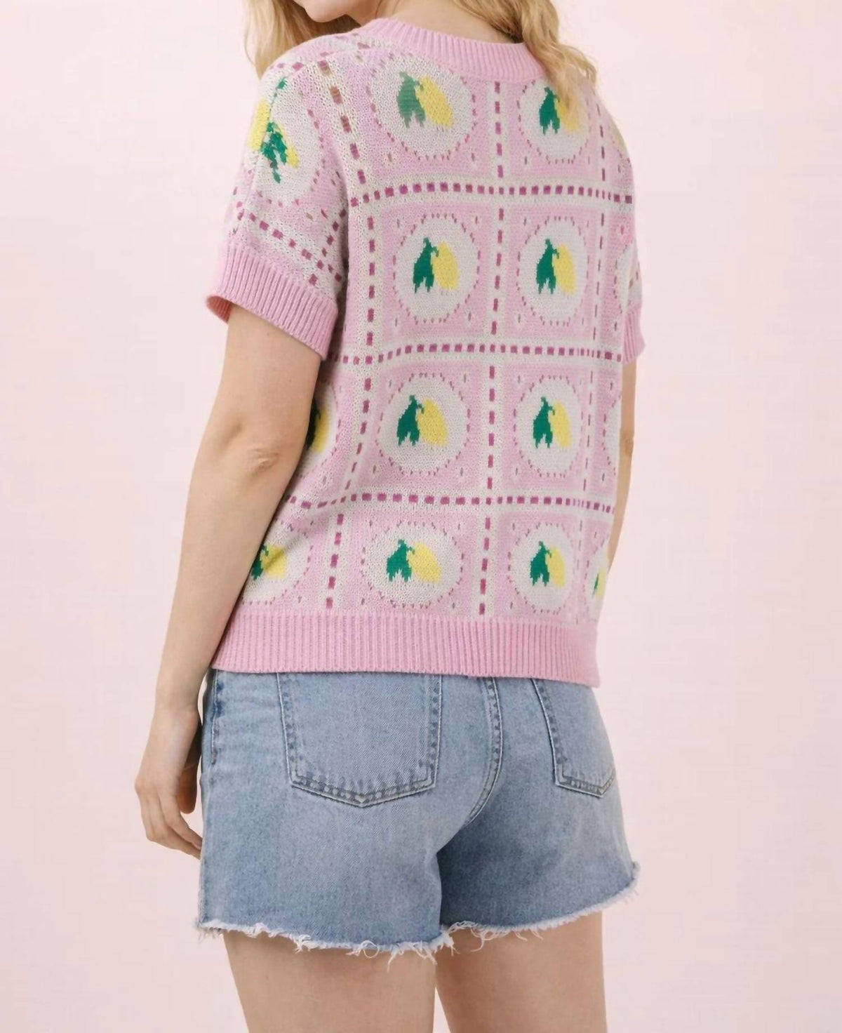 Very J - Lemon Graphic Sweater