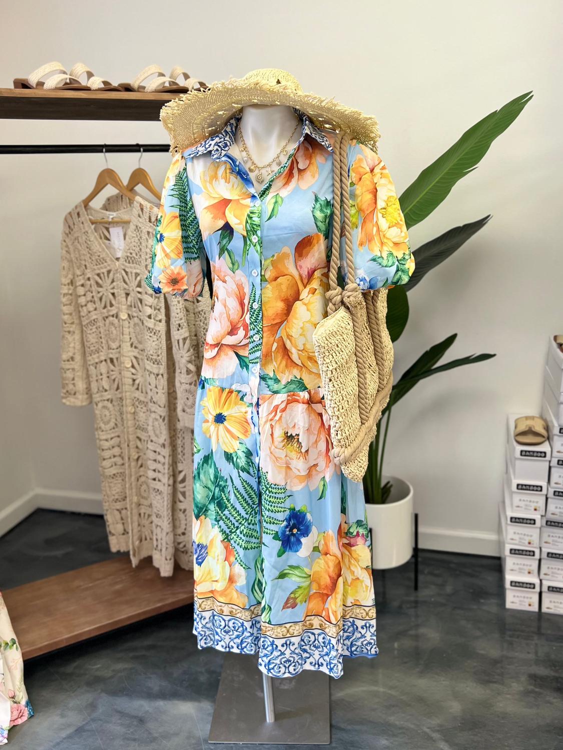 Tfy Collection - Tropical Summer Maxi Dress