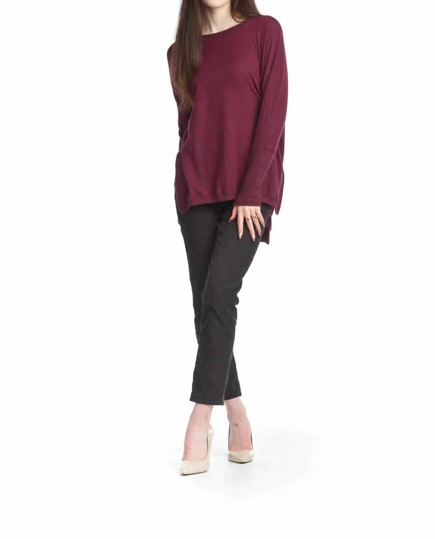 Papillon - Soft Heathered Ovesized Sweater