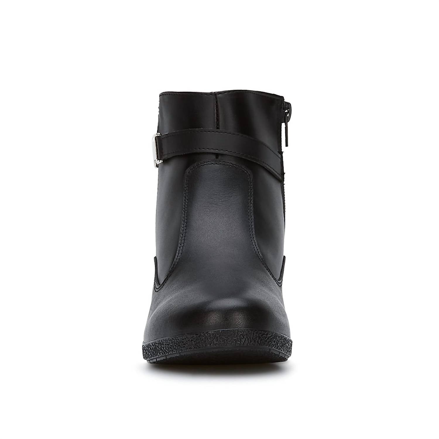 Andrea - Women's Wedge Leather Booties