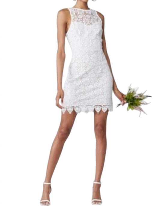 Minuet - Floral Laced Midi Dress