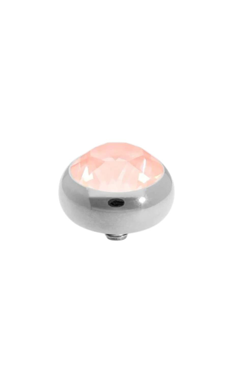 Qudo Women's Sesto 10mm Jewelry Topper in flamingo ignite silver - women's jewelry