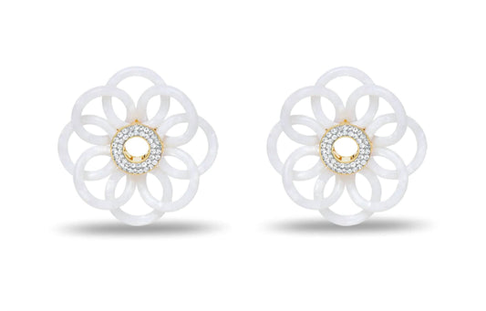 Lele Sadoughi - Women's Mother Of Pearl Marigold Earrings