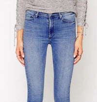 BLACK ORCHID Gisele High Rise Super Skinny Jeans in drop it - women's jeans - detail view