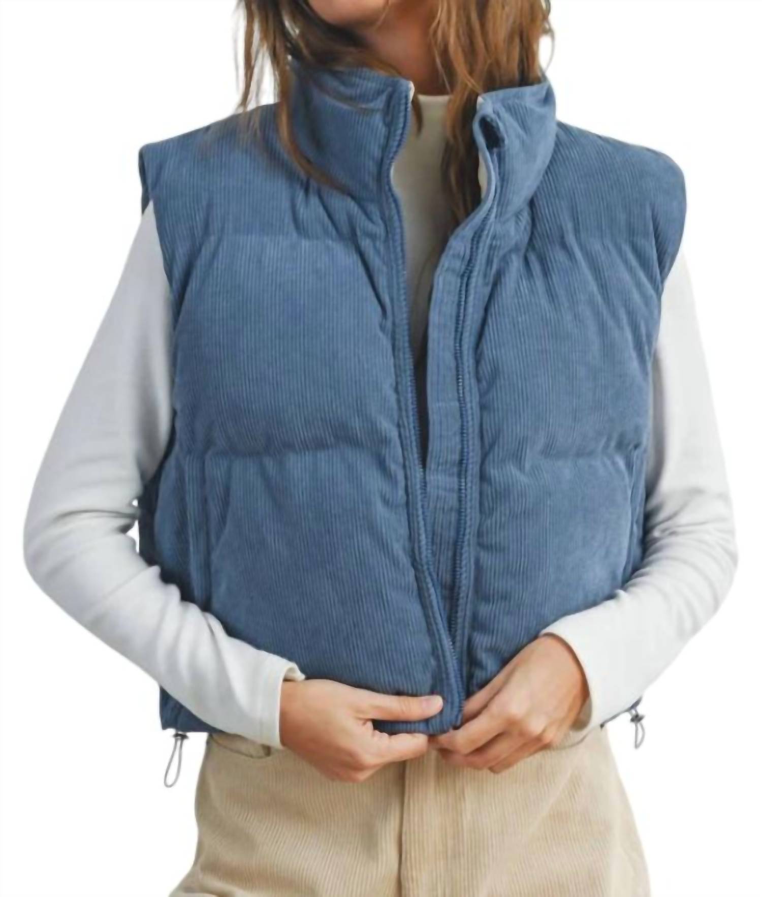 Buttermelon - ADOREME CORDUROY PUFFER VEST