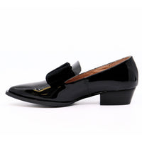 ALL BLACK Women's Pat And Bow Loafers in black - women's flats - alternate view