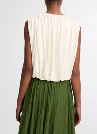 Vince - Matte Jersey Bubble Top