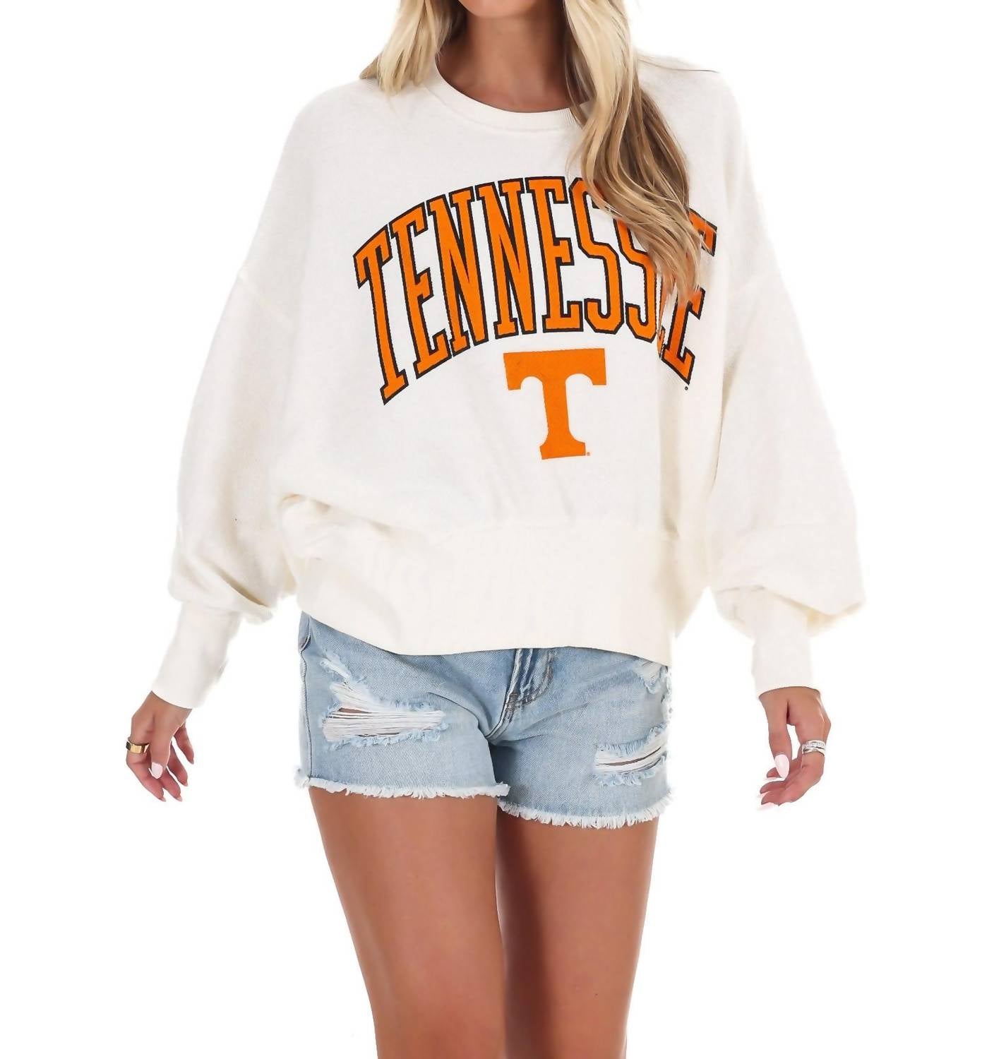Pressbox - Tennessee Herringbone Fleece Sweatshirt
