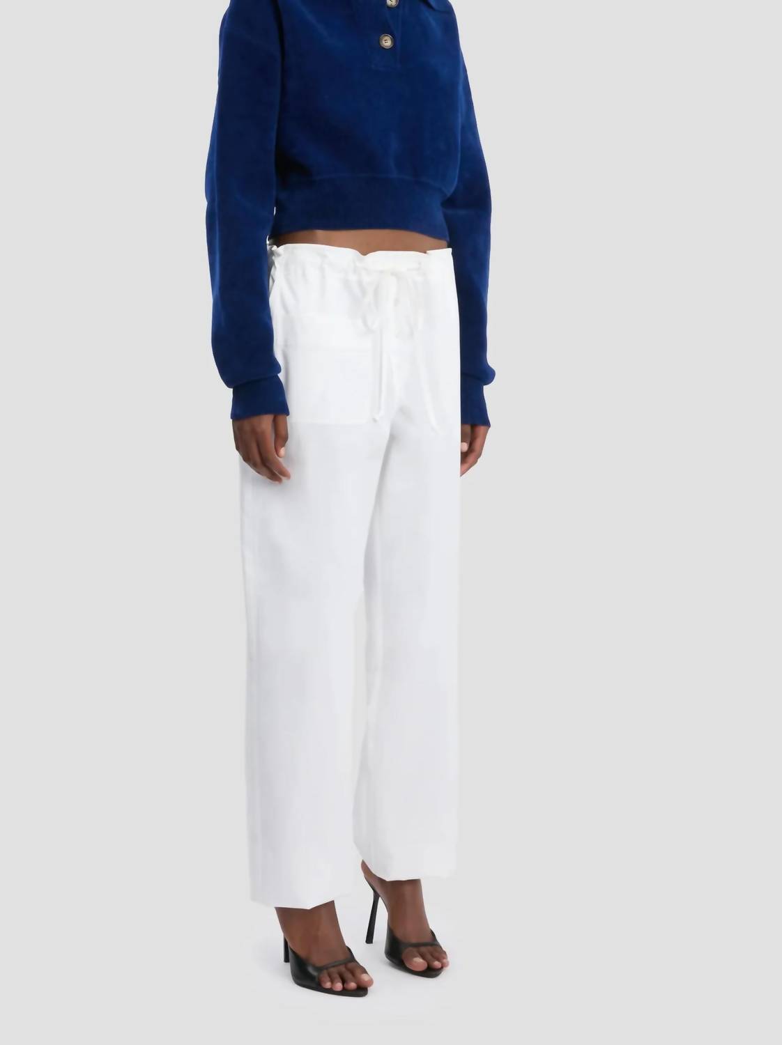 Victoria Beckham - Collared Cropped Top