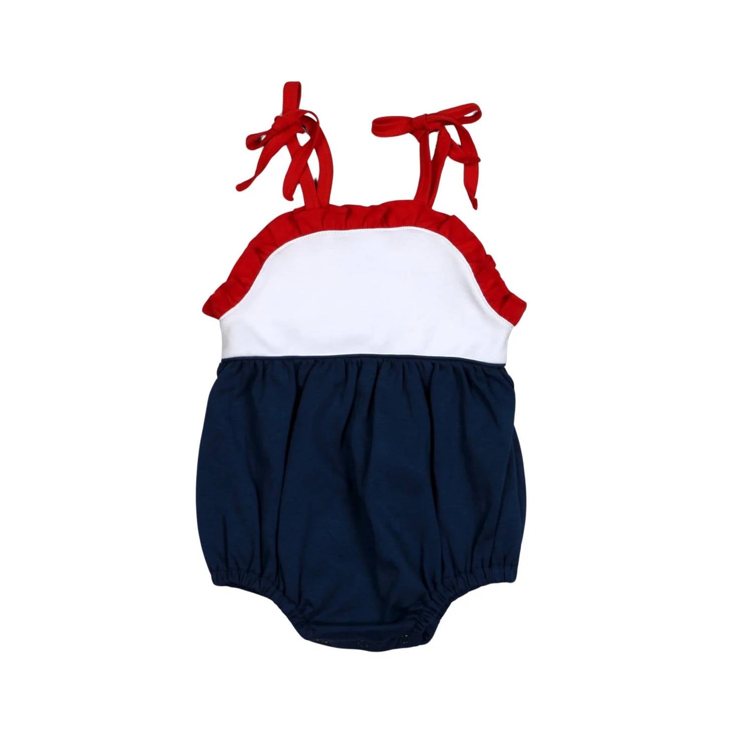Baby Loren - Girl's Patriotic Sun Bubble