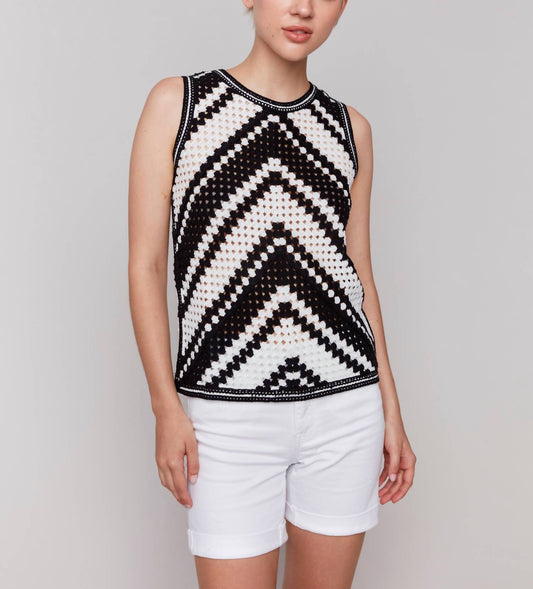 Charlie B - Crochet Sleeveless Top