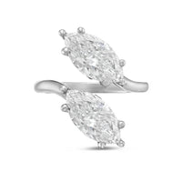 Diana M Jewels - Women's Marquise Lab-grown Diamond Fashion Ring (10.00 Ct) - Bold