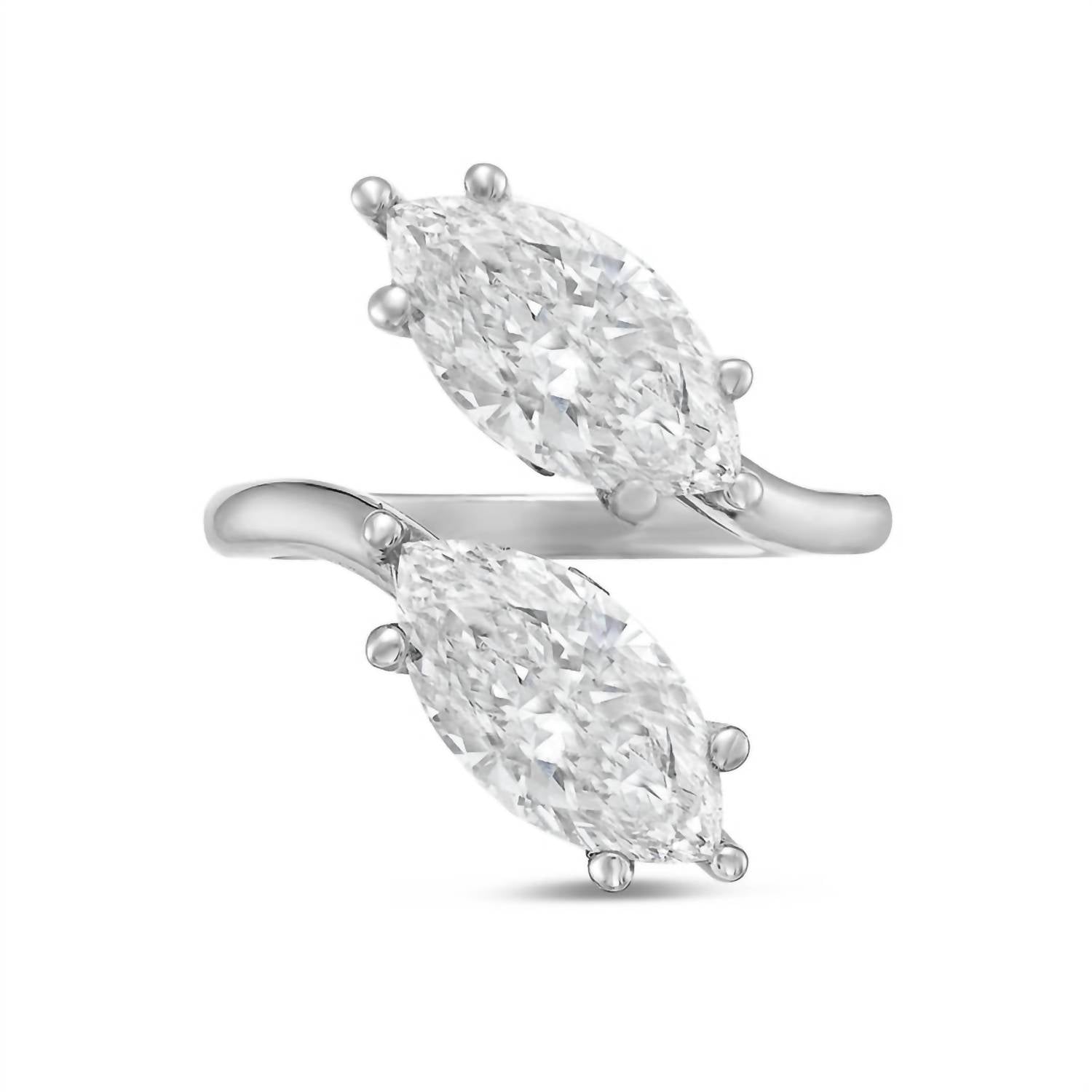 Diana M Jewels - Women's Marquise Lab-grown Diamond Fashion Ring (10.00 Ct) - Bold