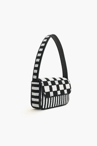 America & Beyond - Women's Zen Check Shoulder Bag