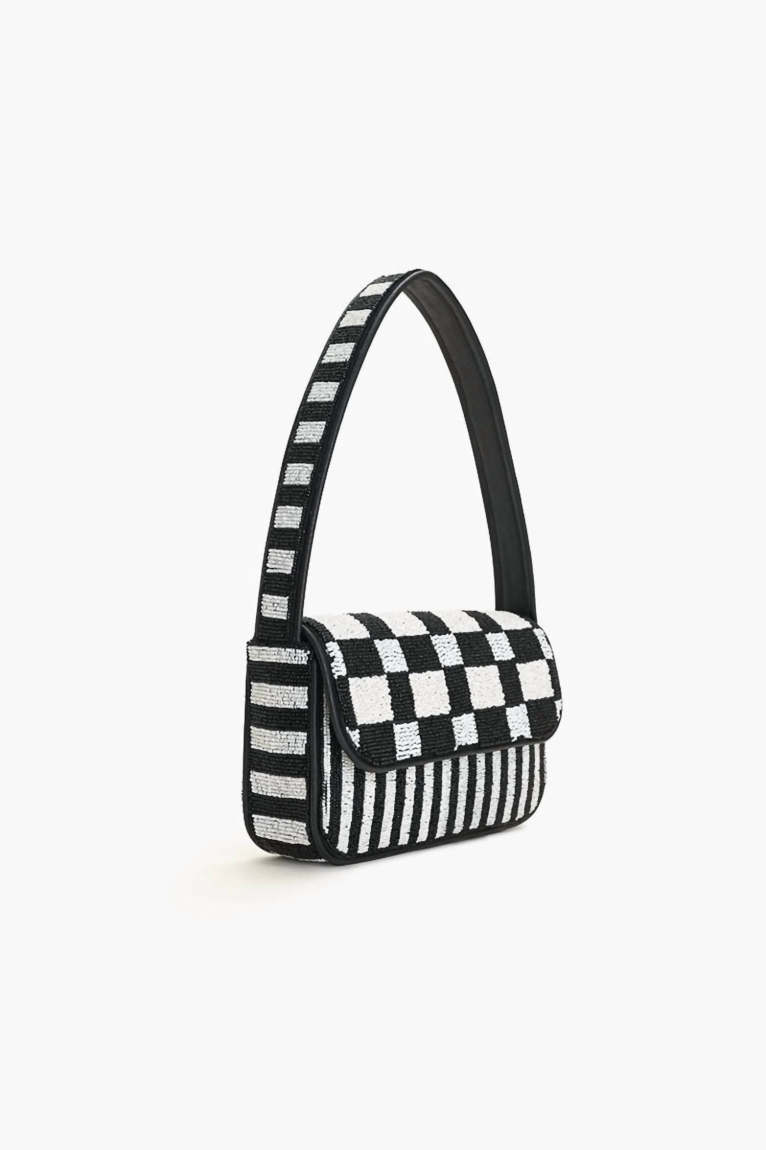 America & Beyond - Women's Zen Check Shoulder Bag