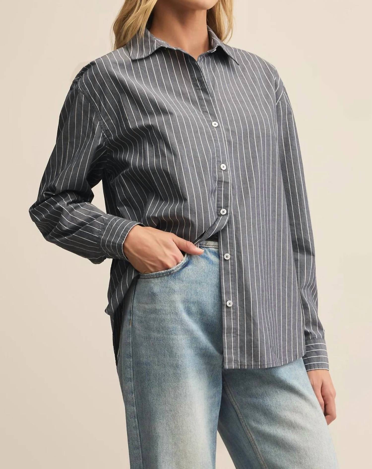 Z Supply - Seaport Striped Poplin Shirt