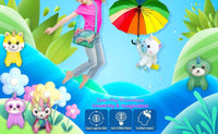 Pomkinz - Kid's Rainbow Unicorn Set With Sequin Carry Case