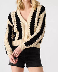 STEVE MADDEN Lucas Chunky Sweater in brown black - women's sweater