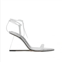 Good American - Women's Cinder-f*cking Rella Wedge Sandal Shoes