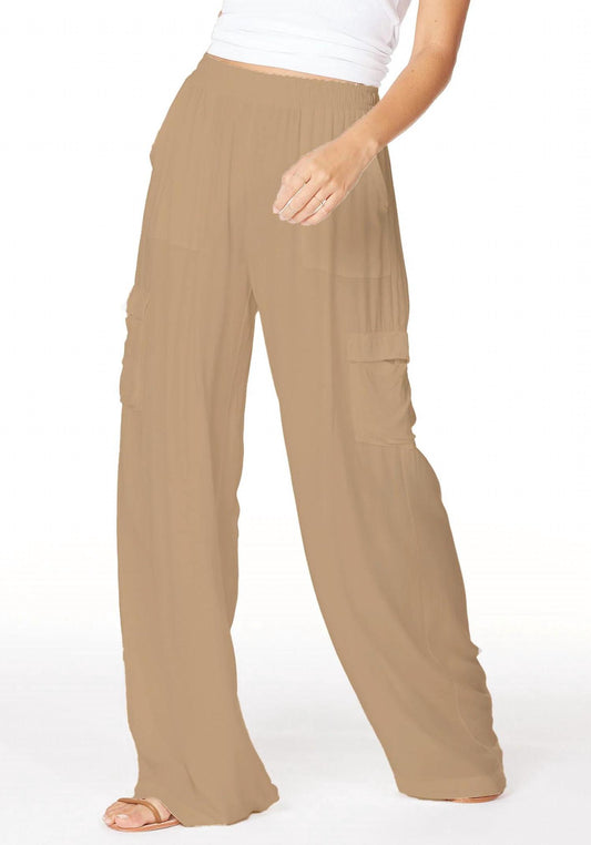 Bobi - Wide Leg Cargo Pants
