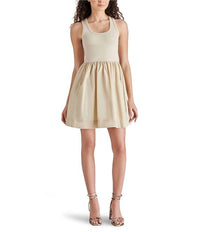 Steve Madden - Tottenham Scoop Neck Sleeveless Mini Dress