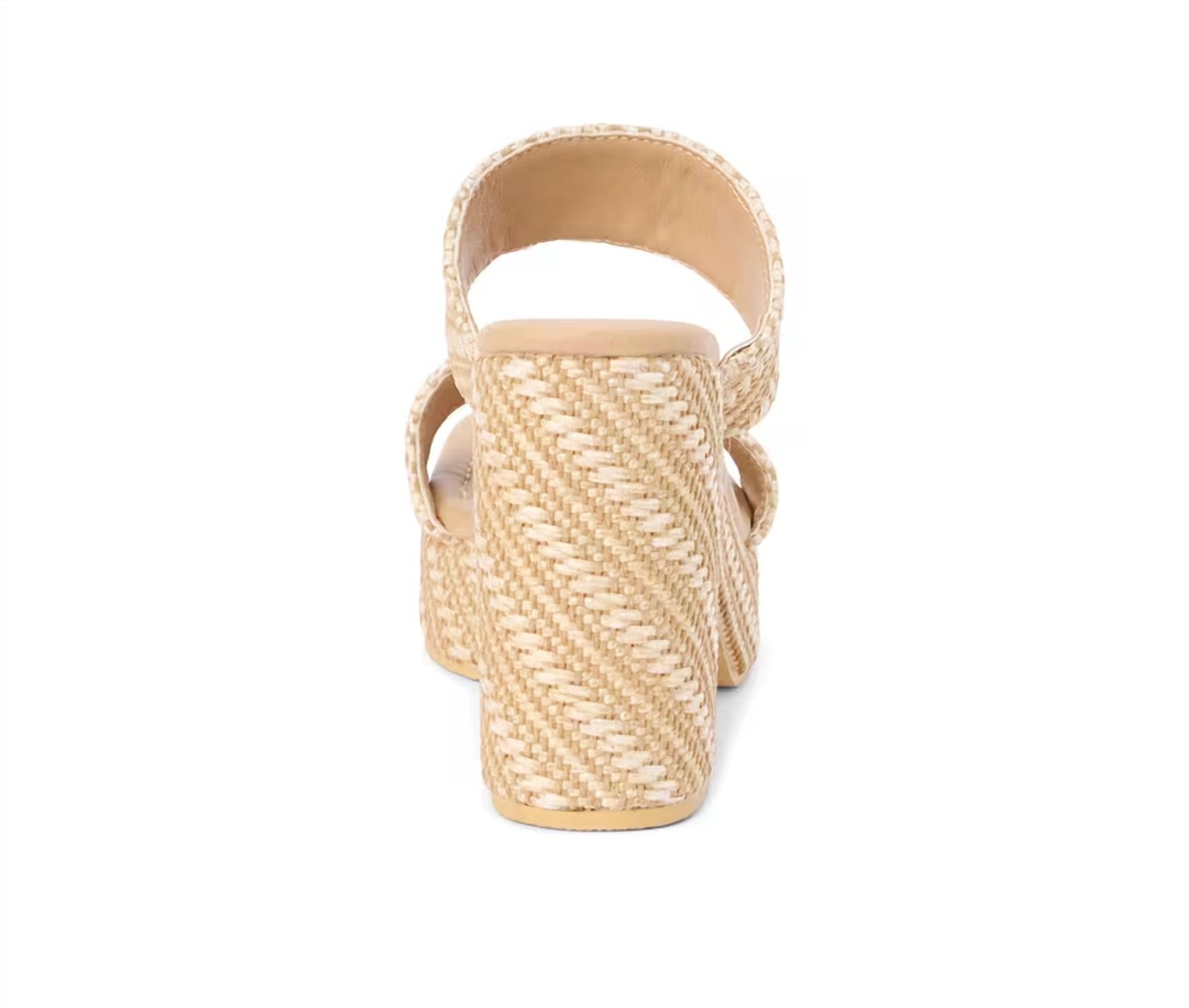 Matisse - Women's Gem Block Heel Platform Sandals