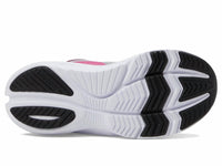 SAUCONY Girl's Axon 3 Shoe in grey fuchsia - kids' sneaker - view 4
