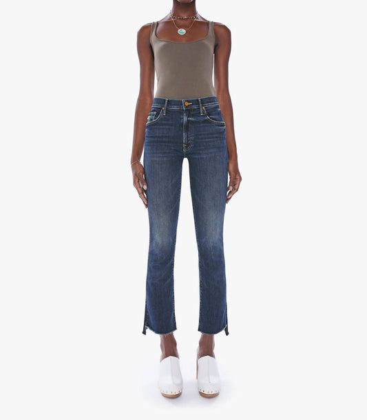 Mother - Insider Crop Step Fray Jean