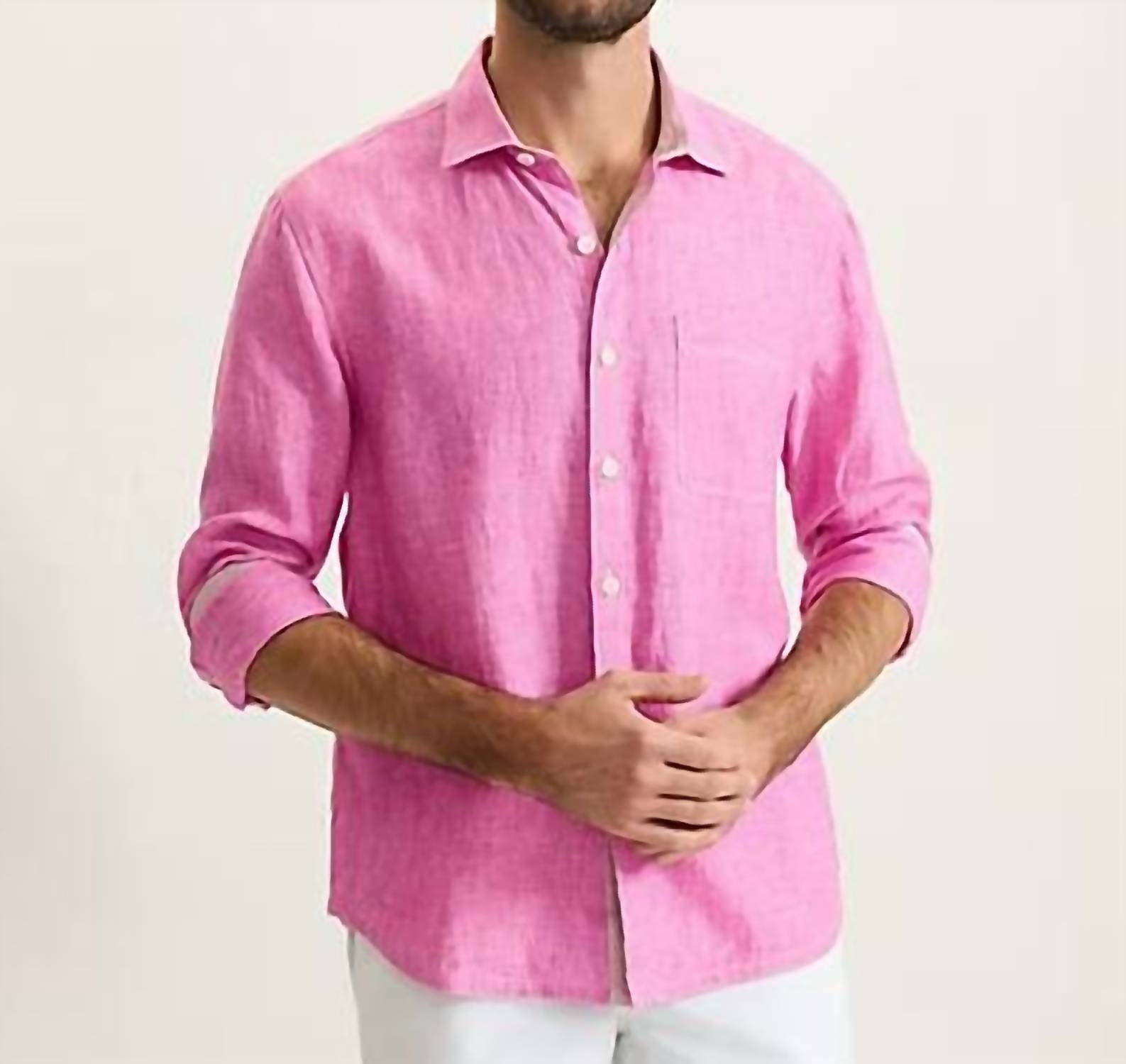 Tommy Bahama - Paradise Breezer Linen Long-sleeve Shirt